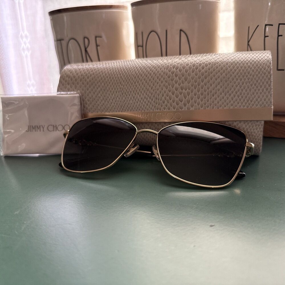 Jimmy Choo Grey Shaded Butterfly Ladies Sunglasses TESO/S 0000/9O 59